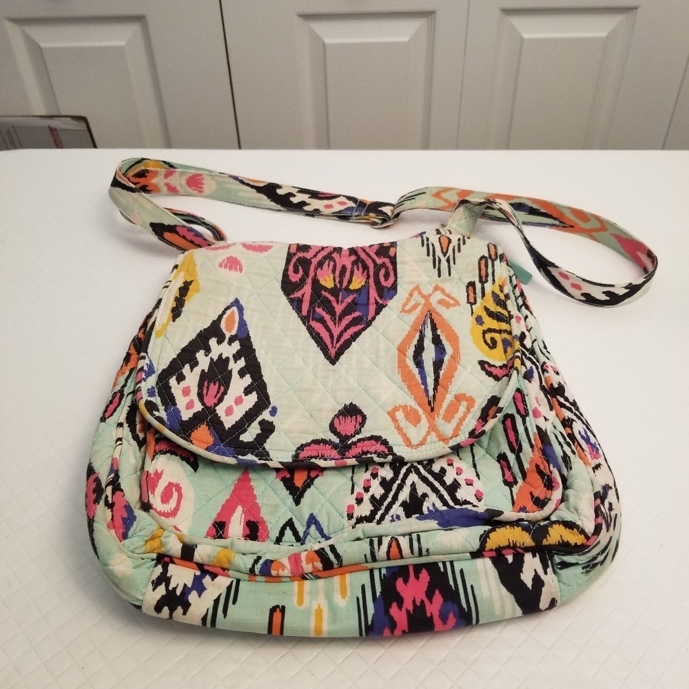 Vera Bradley, Lg Shoulder Bag, in Pueblo Adjustable Strap 10.5 X 11.5 X 2.5